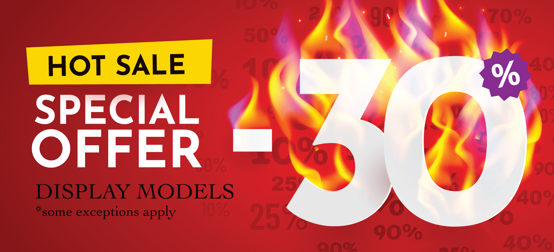 Discount 30 Off Display