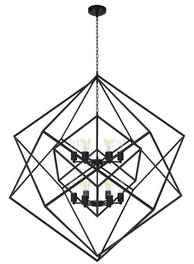 Galaxia Chandelier Black