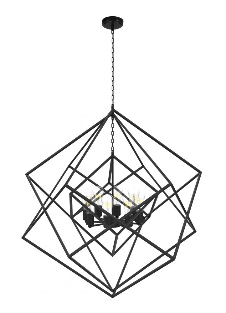 Galaxia Chandelier Black