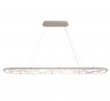 Lib & Co. CA 12175-041 - Nettuno 72" Oval LED Chandelier, Painted Brushed Champagne