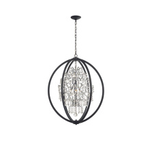 Avista Lighting Inc A7255BK - Avista Belair Chandelier 24" Black