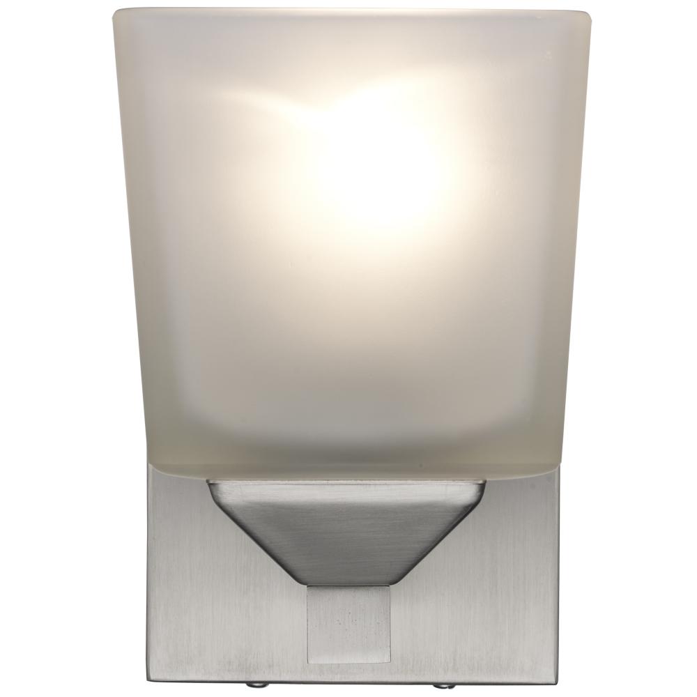 1LT WALL- SQUARE FROST GLASS-B