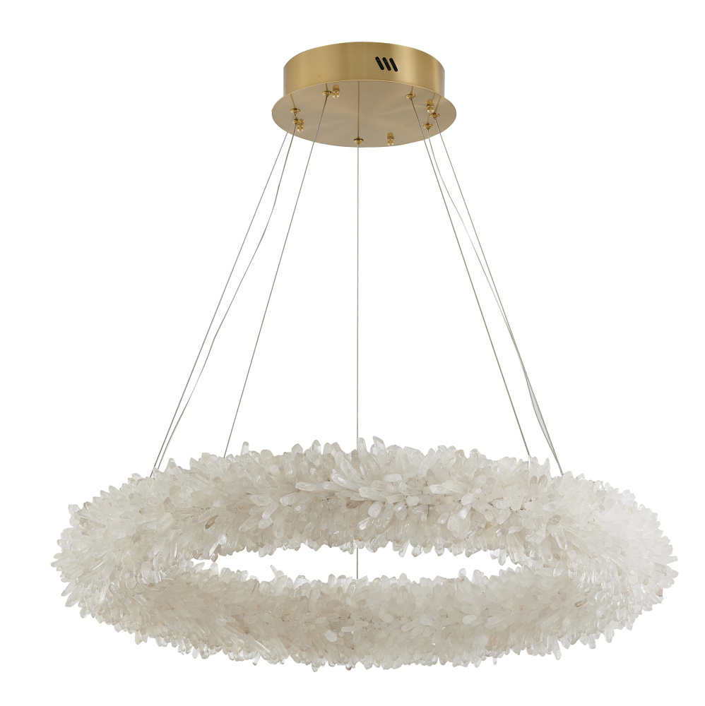 Brass Frame Chandelier