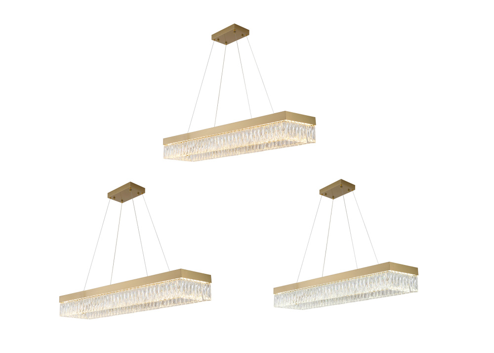 Gold LED Chandelier