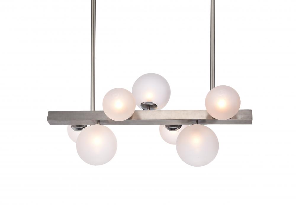 Chandelier Shiny Nickel