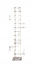 Bethel International BE27F65SN - LED Floor Lamp Satin Nickel