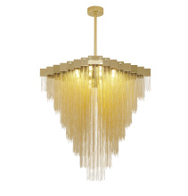 Bethel International IMG09C31BR - Gold Chandelier