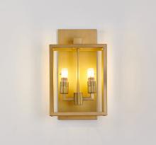 Bethel International KC04W16BR - Outdoor Wall Sconce Gold