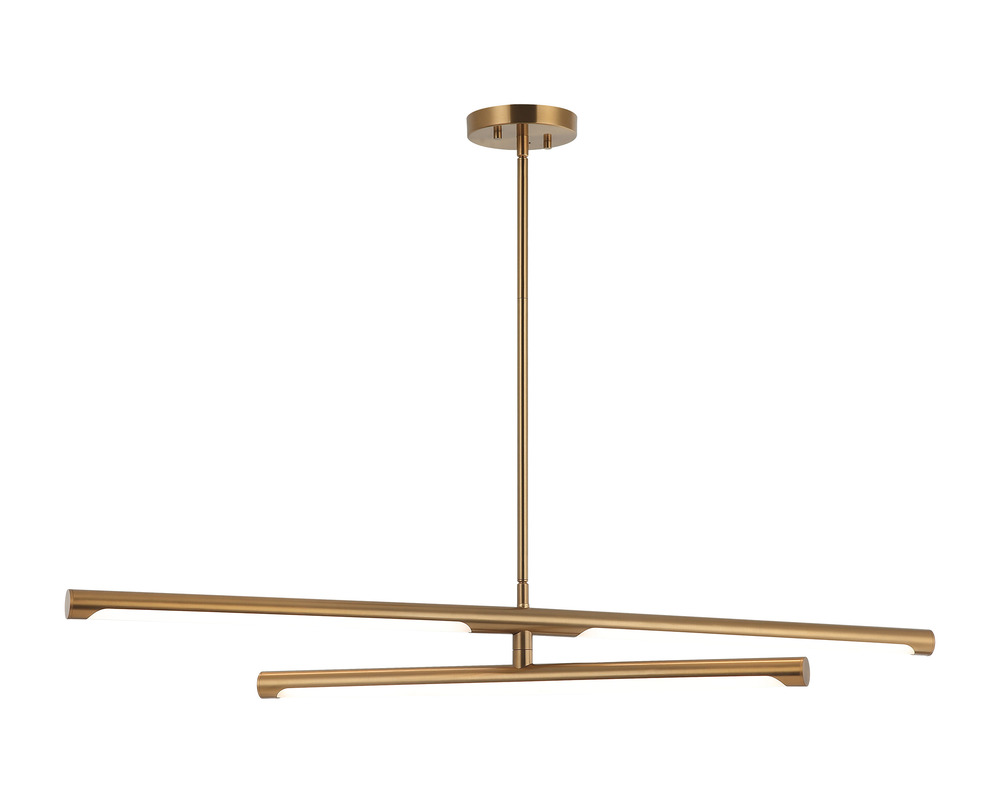 Novelle Aged Gold Brass Pendant