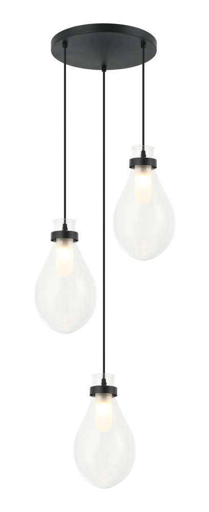 Seranna Matte Black Pendant