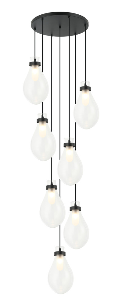 Seranna Matte Black Pendant