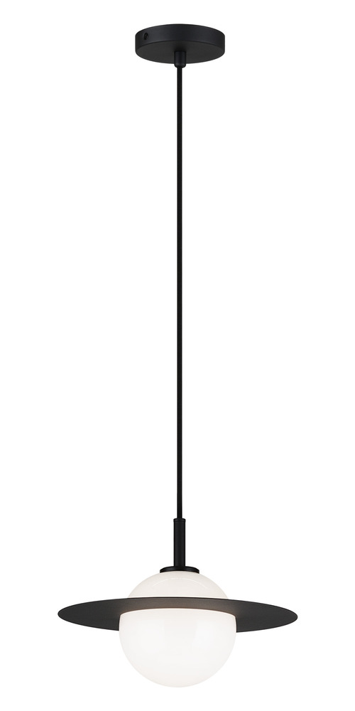 Saturn Black Pendant