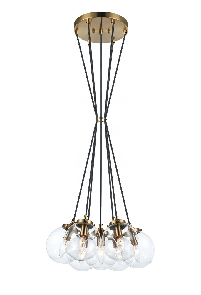 The Bougie Aged Gold Brass Pendant
