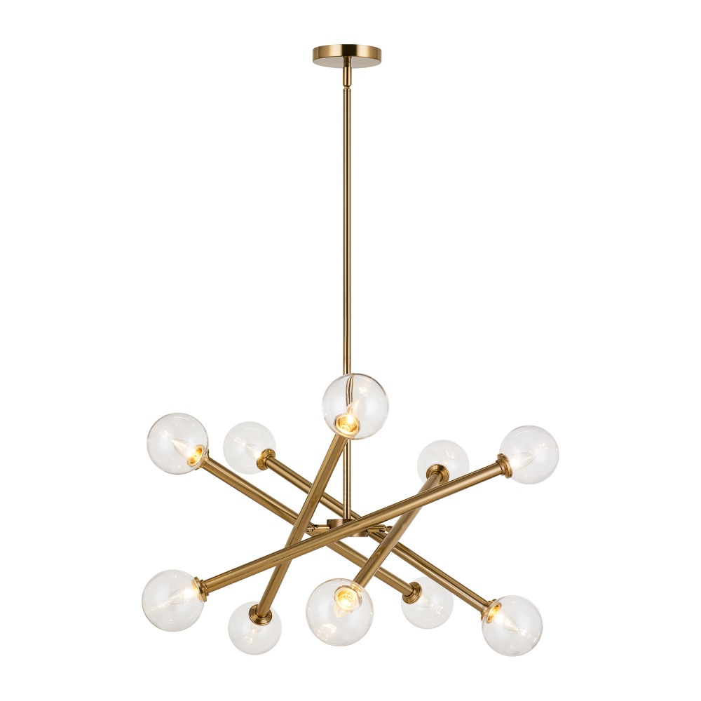 Matchstix Aged Gold Brass Pendant