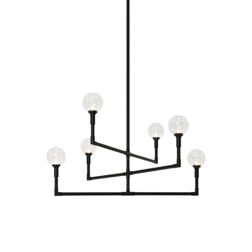 Candlestix Black Chandelier