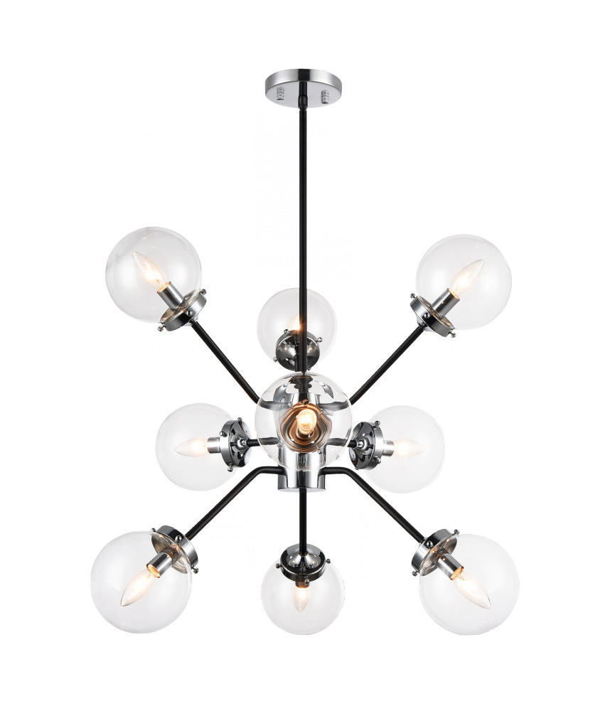 Maru Chrome Chandelier