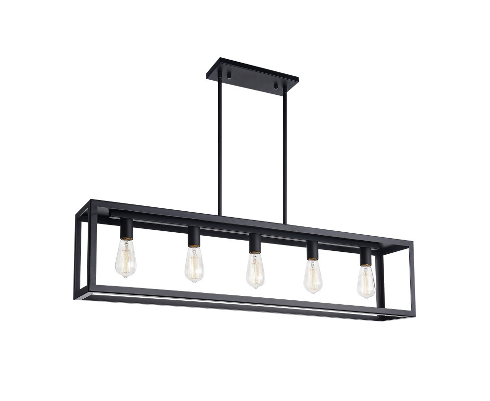 Flare Black Chandelier
