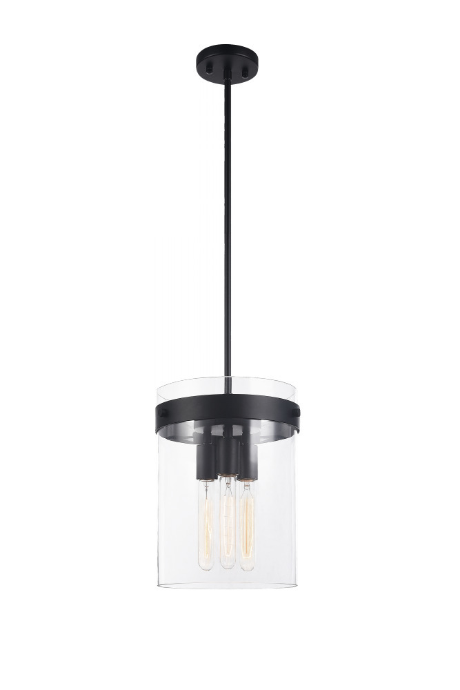 Zale Black Pendant