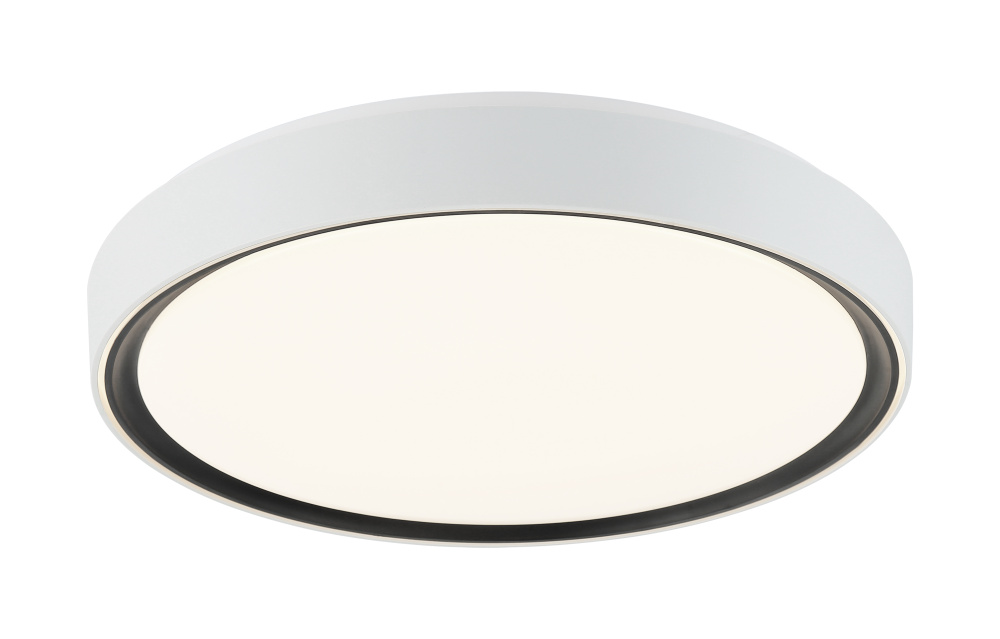 Alamus Aged Gold Brass + White Ceiling Mount