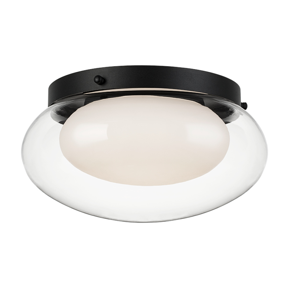 Caspian Matte Black Flush Mounts