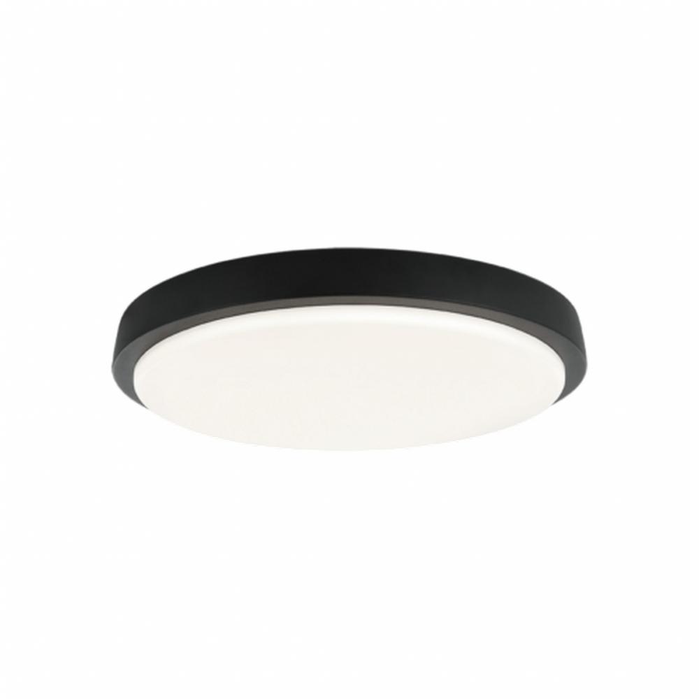 Zane Matte Black Flush Mounts