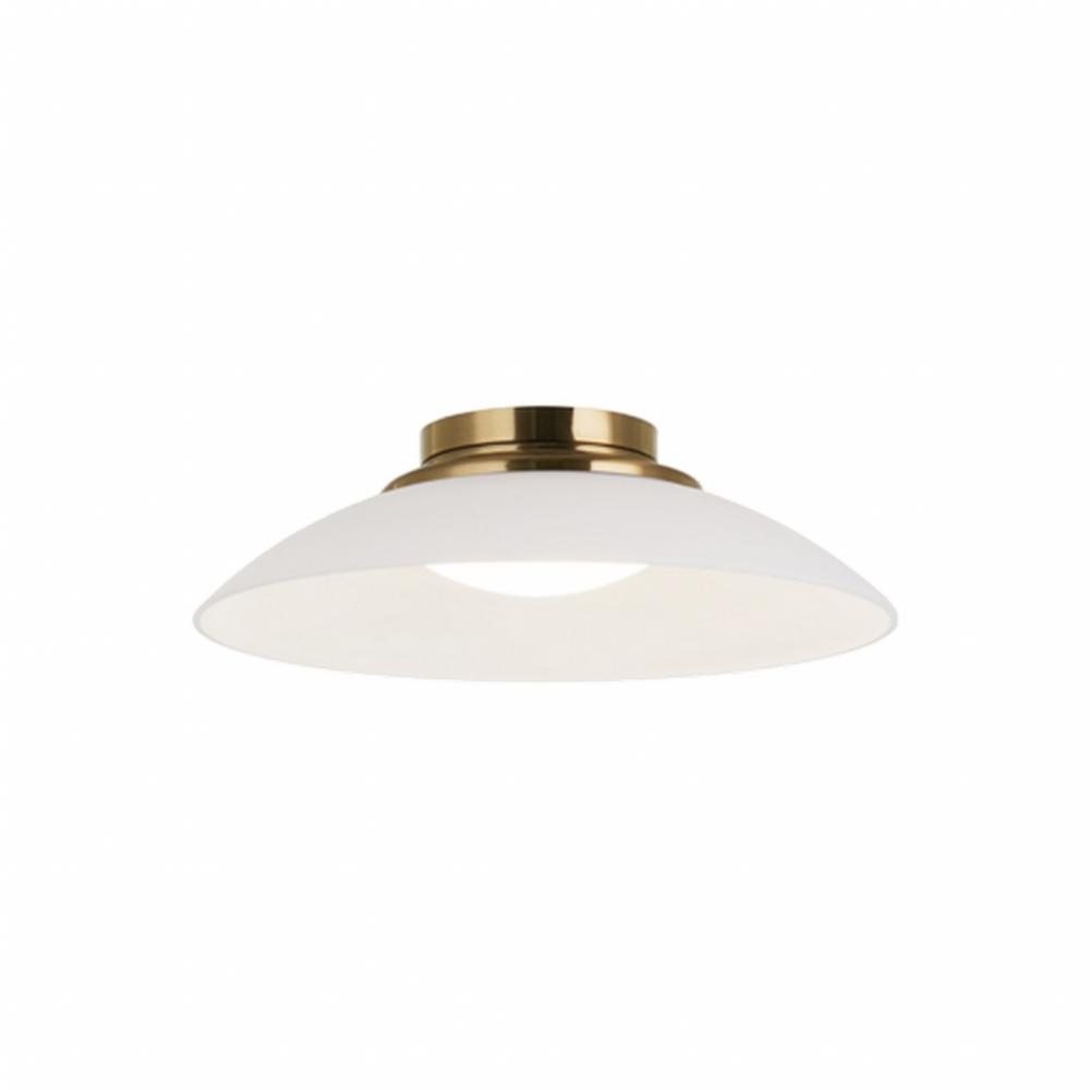 Luna Aged Gold Brass Flush Mounts