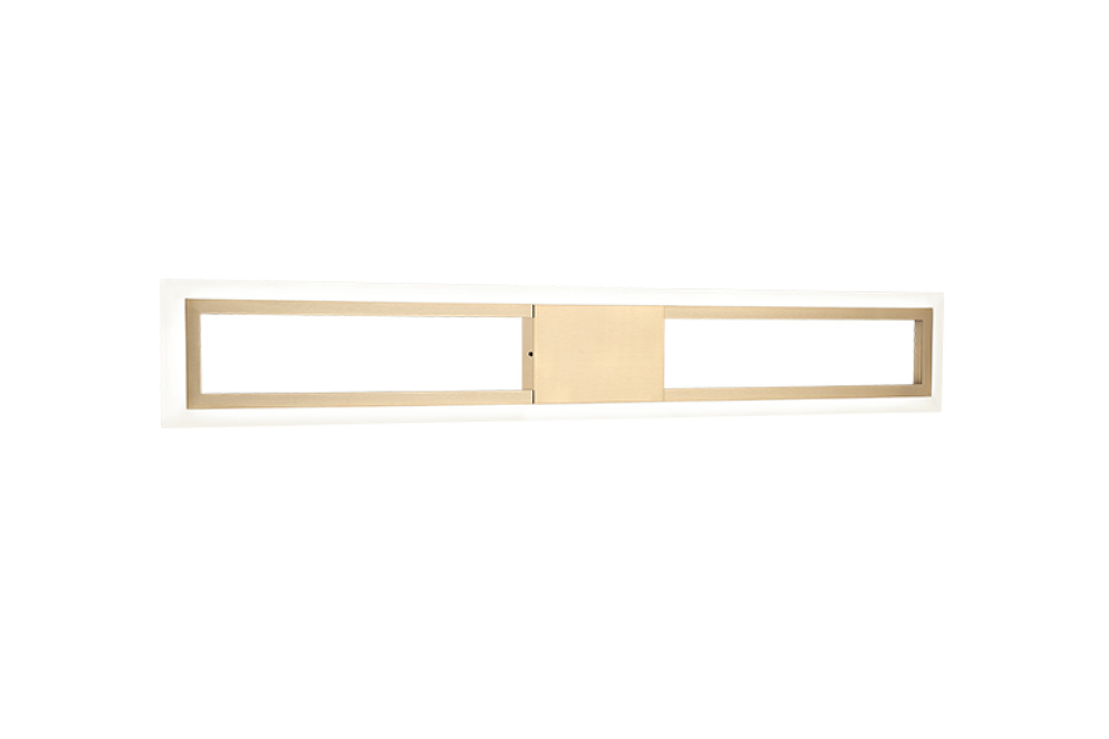 Valance Aged Gold Brass Wall Sconce