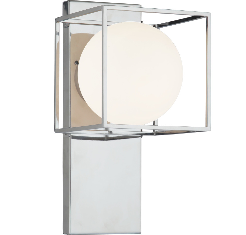 Squircle Chrome Wall Sconce