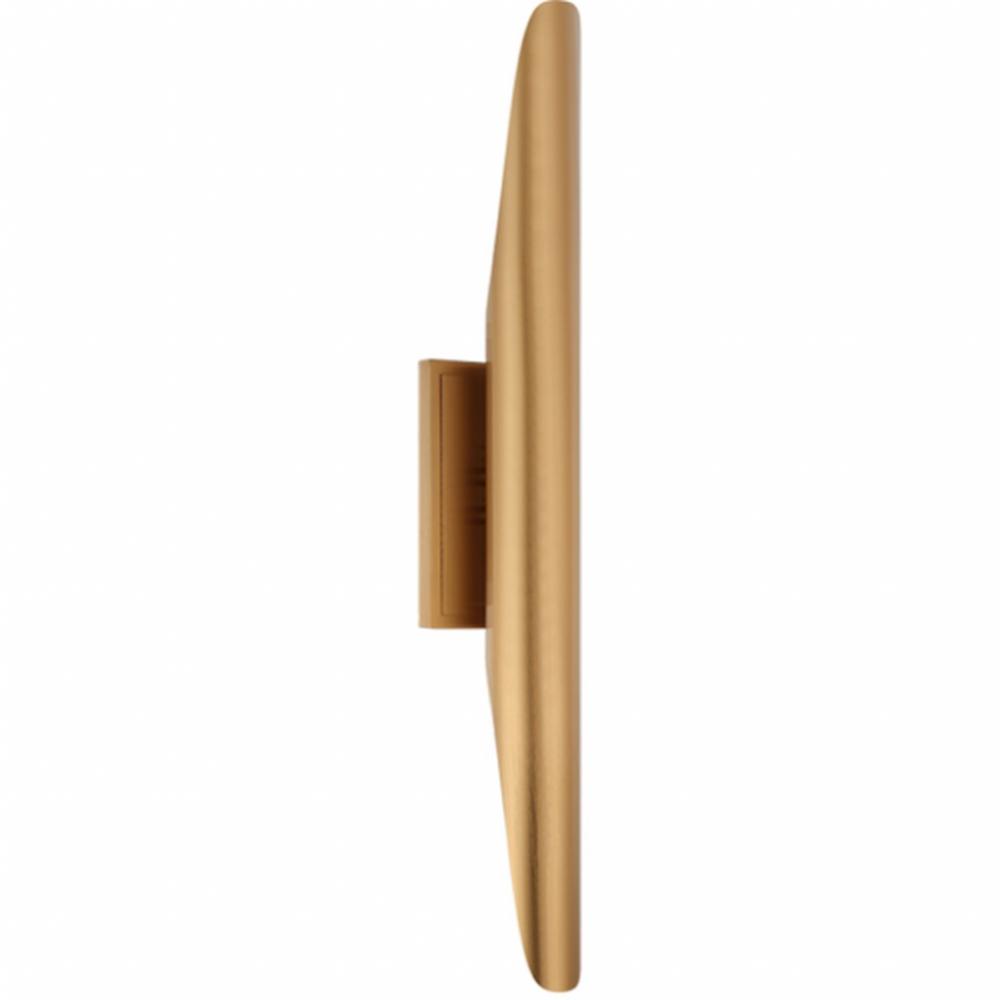 Stylus Aged Gold Brass Wall Sconce