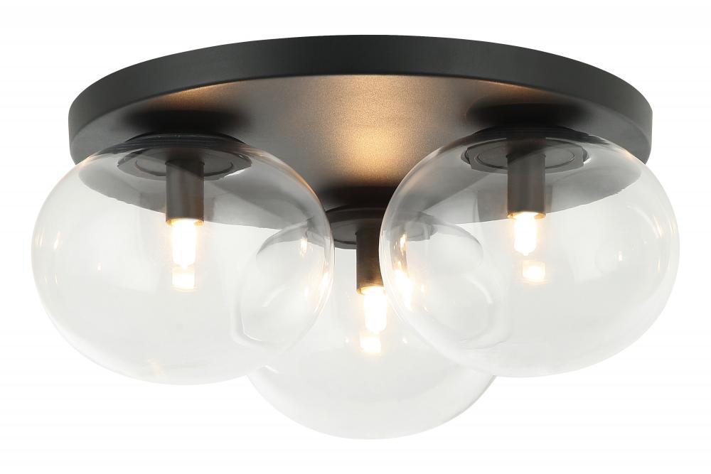 Bulbus Matte Black Ceiling Mount