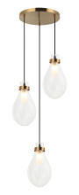 Matteo Lighting C31903AG - Seranna Aged Gold Brass Pendant