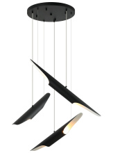 Matteo Lighting C32416MB - Stylus Matte Black Chandelier