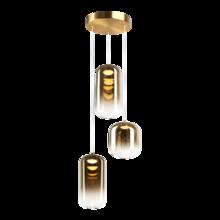 Matteo Lighting C37403AGAG - Refrax Aged Gold Brass Pendant