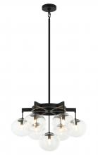 Matteo Lighting C38107MB - Bulbus Matte Black Pendant
