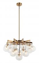 Matteo Lighting C38116AG - Bulbus Aged Gold Brass Pendant