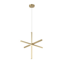 Matteo Lighting C38924BG - Crosley Brushed Gold Pendant