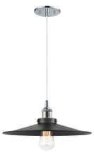 Matteo Lighting C46113CHBK - Bulstrode's Workshop Chrome Pendant