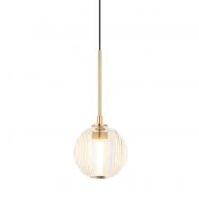 Matteo Lighting C61601AGCL - Jemyca Aged Gold Brass Pendant