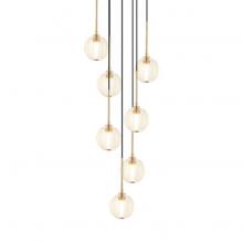 Matteo Lighting C61607AGCL - Jemyca Aged Gold Brass Pendant