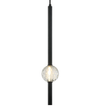 Matteo Lighting C68901MB - Windchimer Matte Black Pendant