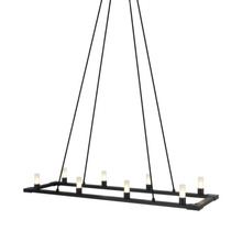 Matteo Lighting C75208MB - Cascadian Matte Black Chandelier
