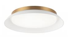 Matteo Lighting M12518MWAG - Finley Matte White Wall Sconce