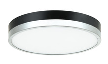 Matteo Lighting M15301BKCH - Tone Black and Chrome Ceiling Mount