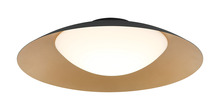 Matteo Lighting M17011MB - Caravon Black Ceiling Mount