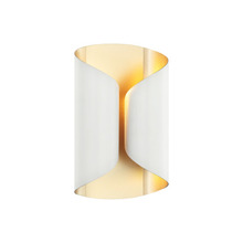 Matteo Lighting S01602WH - Ripcurl White Wall Sconce