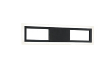 Matteo Lighting S02518MB - Valance Matte Black Wall Sconce