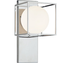 Matteo Lighting S03801CH - Squircle Chrome Wall Sconce