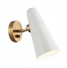 Matteo Lighting S05211WH - Blink White Wall Sconce
