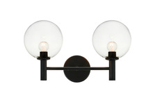 Matteo Lighting S06002BKCL - Cosmo Black Wall Sconce