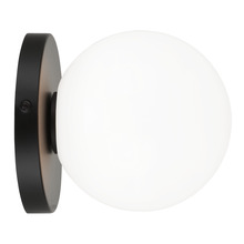 Matteo Lighting WX06001BKOP - Cosmo Black Wall Sconce / Ceiling Mount
